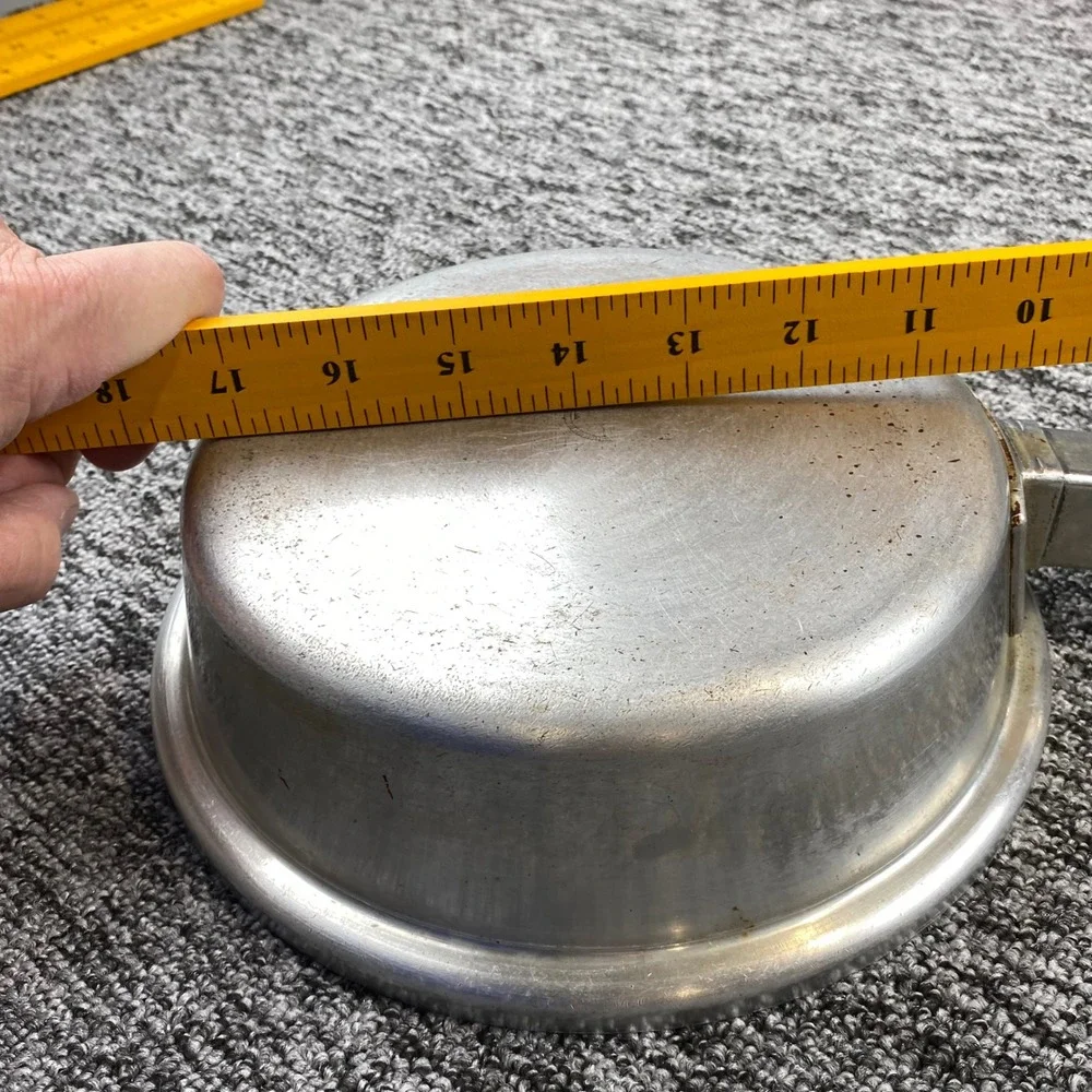 Vintage Kitchen Craft No 229 Aluminum Saucepan 8.25 Inch Black Handle USA